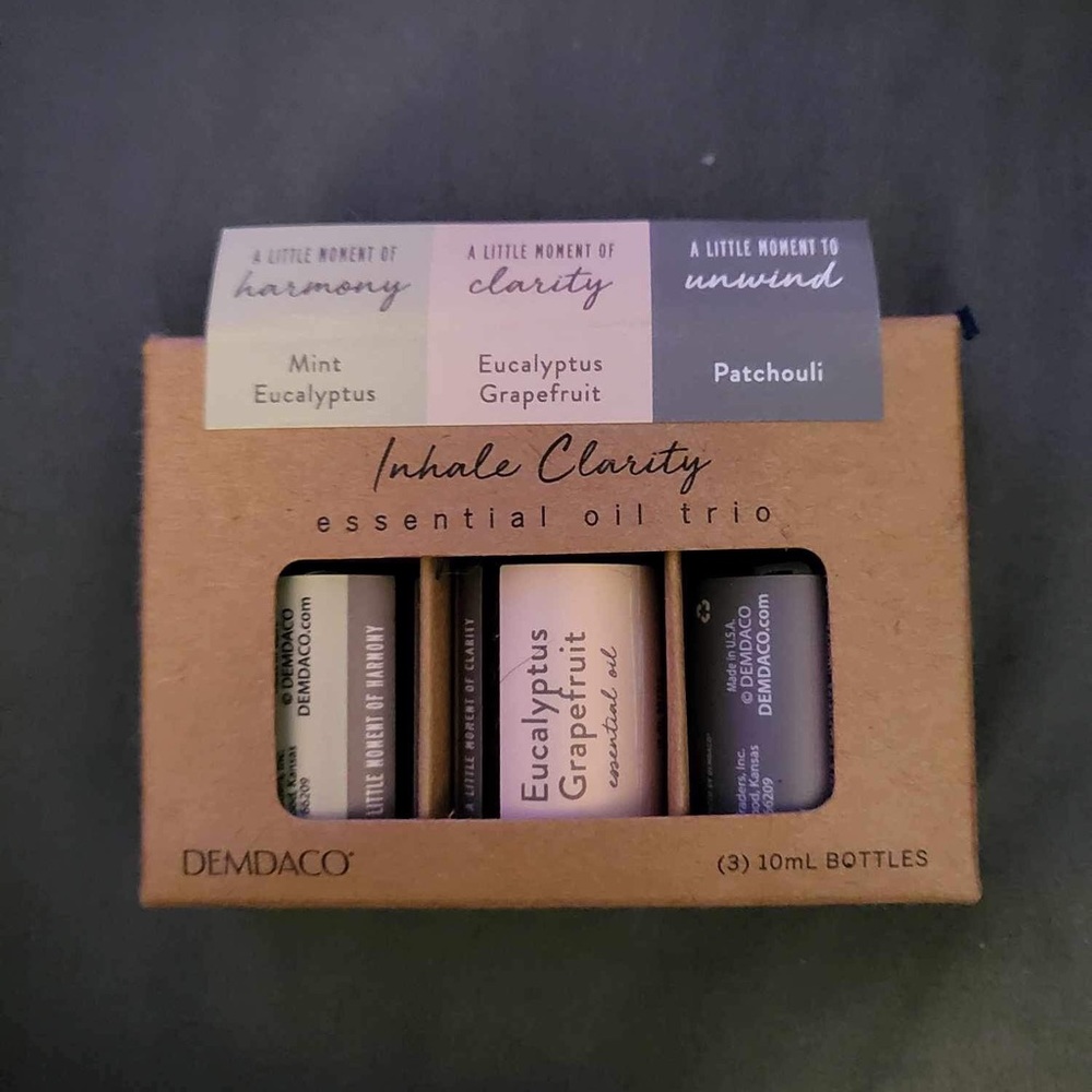 Demdaco “Inhale Clarity” essential oil trio